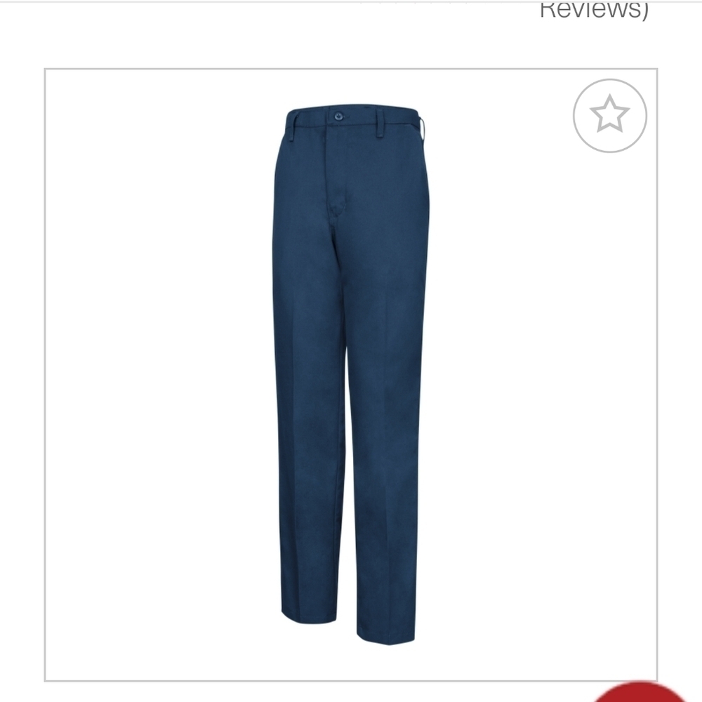 Red Kap navy blue Men work pants 34x30 - Picture 3 of 12